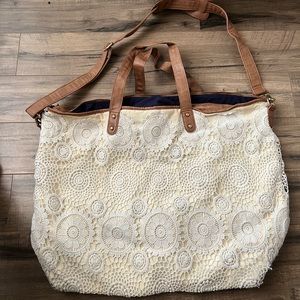 Merona lace weekender